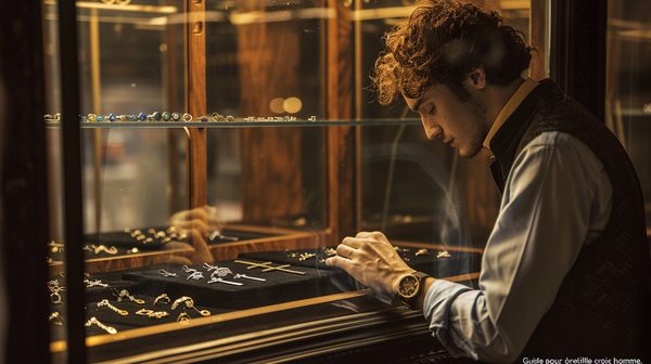 Guide pour acheter une boucle d'oreille croix homme